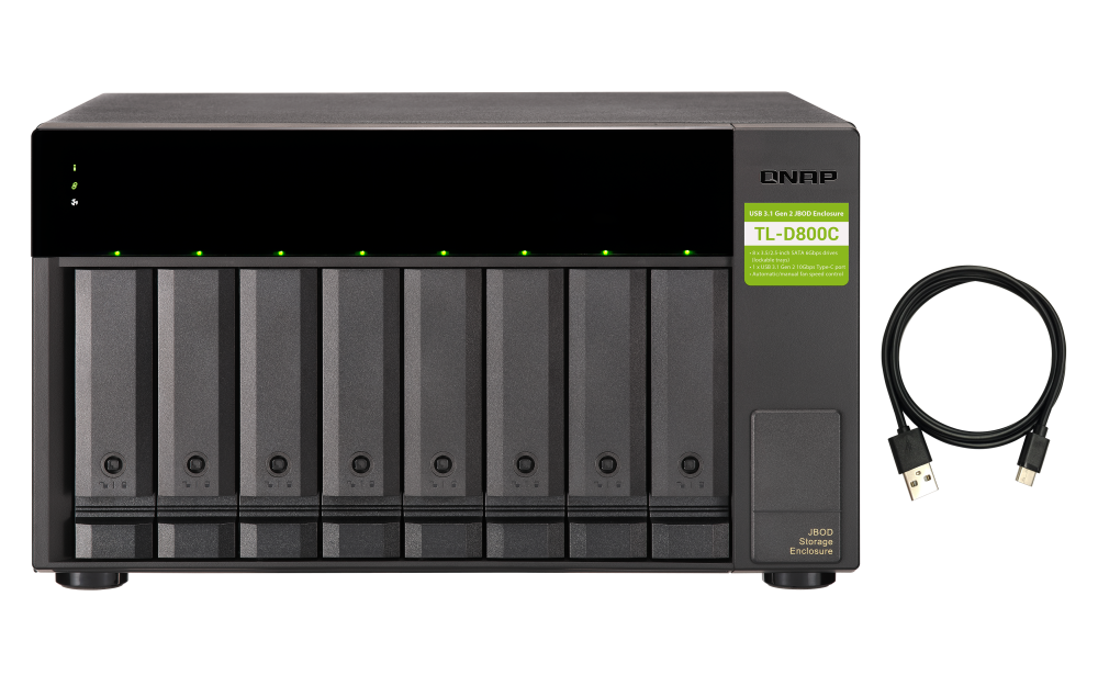 QNAP TL-D800S - Boîtier d'extension 8 baies
